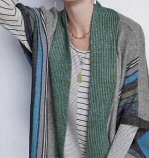 Cabi Windchill Wrap Poncho Sweater Women's M/L